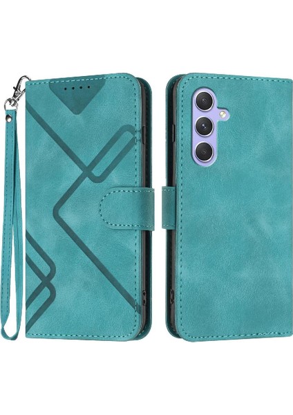 Kart Yuvası ile Galaxy A16 Manyetik Kapak Pu Deri Için Flip Case (Yurt Dışından)