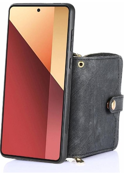Xiaomi Redmi Için Not 13 Pro 4g 7 Kart Yuvaları Premium Deri Standı (Yurt Dışından)