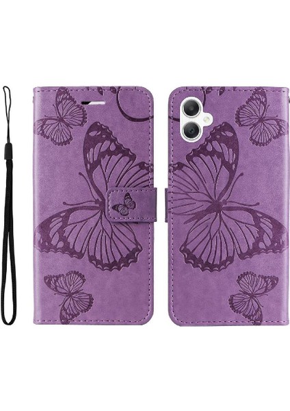 Galaxy A06 Flip Kickstand Manyetik Kapak Darbeye Kapak (Yurt Dışından)