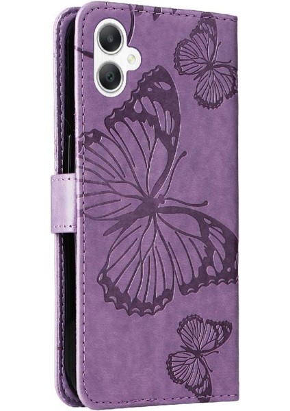 Galaxy A06 Flip Kickstand Manyetik Kapak Darbeye Kapak (Yurt Dışından)