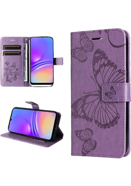 Galaxy A06 Flip Kickstand Manyetik Kapak Darbeye Kapak (Yurt Dışından)