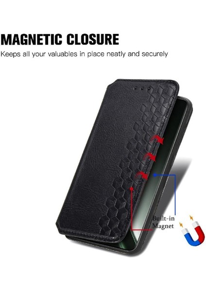 Realme Gt 6 Için Zarif Iş Cüzdan Fonksiyonu Moda Tasarımı (Yurt Dışından)