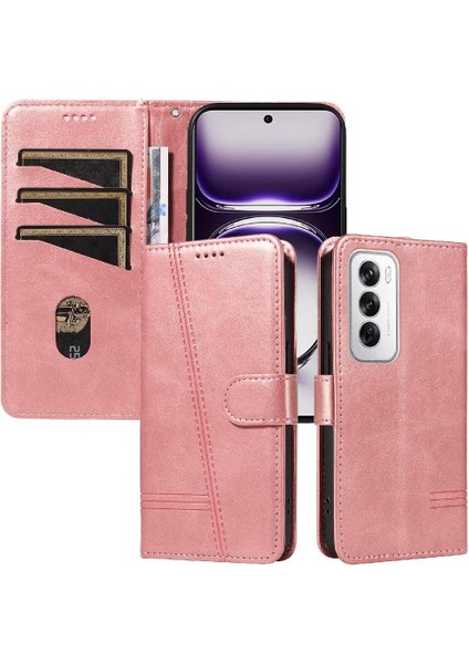 Oppo Filp 12 5g Için Filp Durumda Preslenmiş Pu Deri Cüzdan Telefon Kılıfı ile (Yurt Dışından) fırsatları