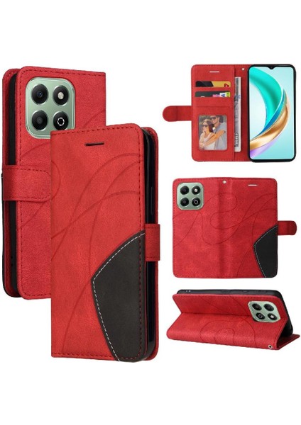 Onur X6B Dikiş Renk Deri Cüzdan Için Flip Case Kickstand Flip Kitap (Yurt Dışından) indirimleri
