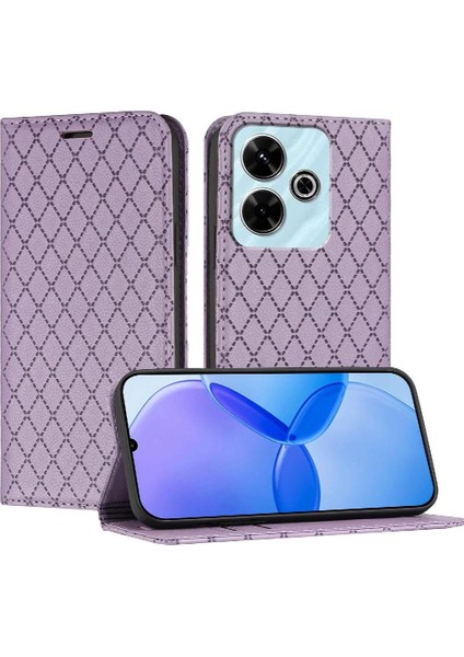 Xiaomi Poco M6 4g Manyetik Kabuk Kapak Cüzdan Kartvizit Yuvaları (Yurt Dışından)