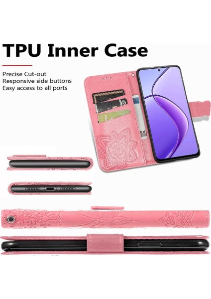 Realme 13 Kelebek Kanat Cüzdan Iş Için Kılıf Çok Renkli (Yurt Dışından) indirimleri