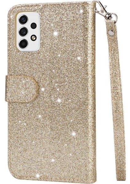 Samsung Galaxy A33 5g Glitter Cüzdan Kılıf Için Fermuarlı Cebi Durumda Manyetik (Yurt Dışından) modelleri