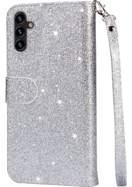 Samsung Galaxy A13 Için Fermuarlı Cebi Durumda 5g/4g Manyetik Kapatma Glitter (Yurt Dışından)