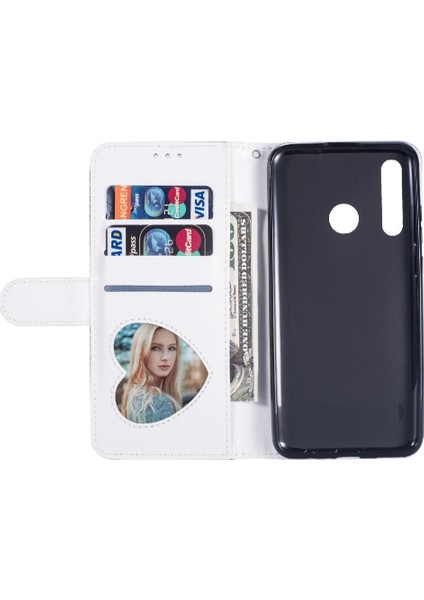 Huawei P Akıllı 2019 Pu Deri Kart Tutucu Kapatma Için Fermuarlı Cebi Durumda (Yurt Dışından)