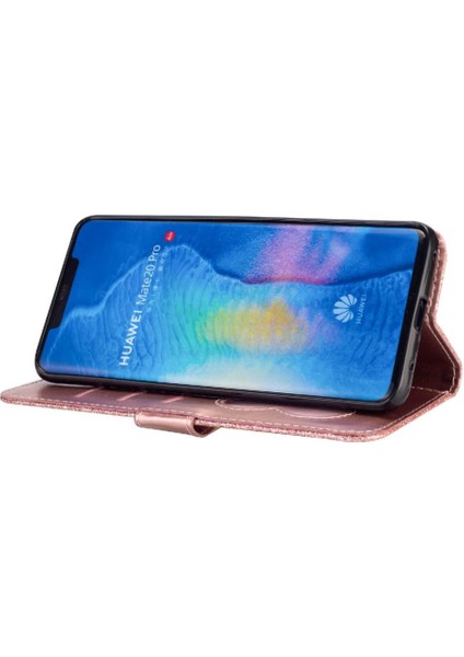 Huawei Mate 20 Pro Için Fermuar Cep Durumda Pu Deri Kart Tutucu Bilek (Yurt Dışından)