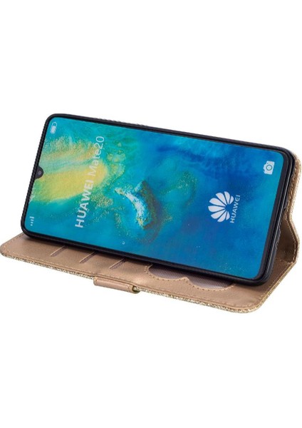 Mays Boutique Huawei Mate 20 Için Fermuarlı Cebi Durumda Manyetik Kapatma Bilek Kayışı Kartı (Yurt Dışından)