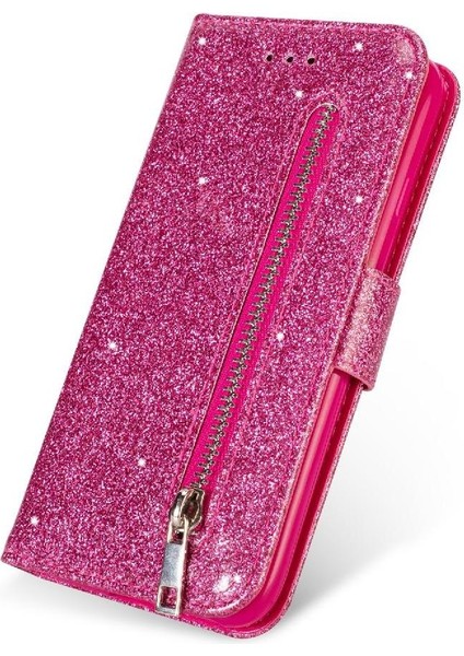 Huawei P30 Pro Glitter Cüzdan Kılıf Için Fermuarlı Cebi Durumda Pu Deri Kart (Yurt Dışından) fırsatları