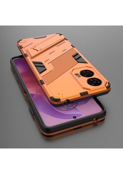 Motorola Moto G24 4g Koruyucu Kapak Için Kılıf Sağlam Askeri Kickstand (Yurt Dışından) modelleri