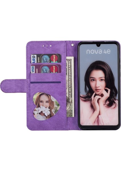 Huawei P30 Lite Glitter Cüzdan Kılıf Bilek Kayışı Için Fermuarlı Cebi Durumda (Yurt Dışından) fırsatları