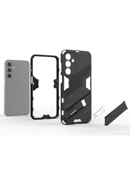 Samsung Galaxy M35 Kickstand Koruyucu Kapak Için Kılıf Sağlam Askeri (Yurt Dışından)