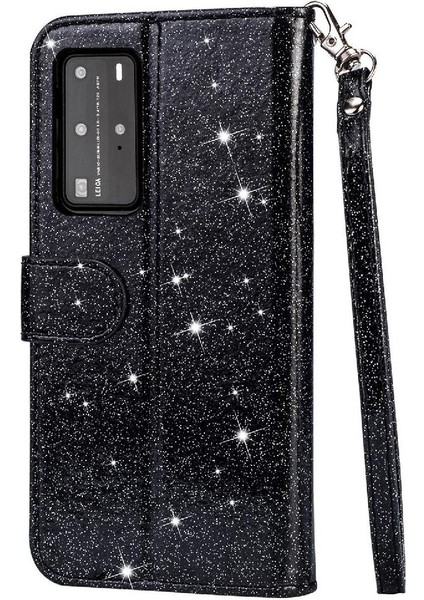 Huawei P40 Pro Pu Deri Manyetik Kapatma Kartı Için Fermuarlı Cebi Durumda (Yurt Dışından) fiyatları