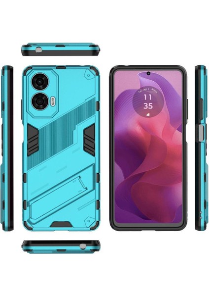 Motorola Moto G24 4g Koruyucu Kapak Için Kılıf Sağlam Askeri Kickstand (Yurt Dışından) fırsatları