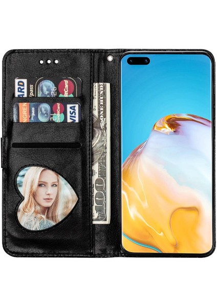 Huawei P40 Için Fermuar Cep Durumda Pu Deri Bilek Kayışı Kart Tutucu Kılıf (Yurt Dışından) fiyatları