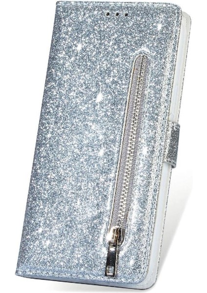 IPhone 11 Için Fermuarlı Cebi Durumda Pu Deri Manyetik Kapatma Glitter (Yurt Dışından) indirimleri