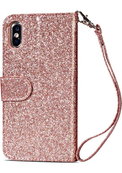 IPhone Xs Max Kart Tutucu Manyetik Kapatma Cüzdan Için Fermuarlı Cebi Durumda (Yurt Dışından)