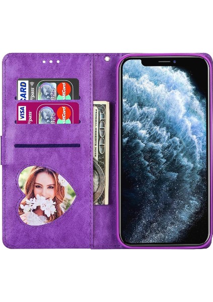 IPhone 12 Pro Max Pu Deri Manyetik Kapatma Için Fermuarlı Cebi Durumda (Yurt Dışından)