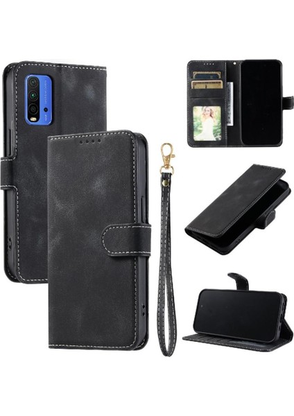 Xiaomi Redmi Için Flip Case 9 Güç Kickstand Pu Deri Manyetik Bilek (Yurt Dışından) indirimleri