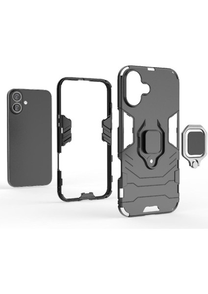 Halka Araba Montaj Kickstand Durumda IPhone 16 Artı Darbeye Dayanıklı Metal Halka (Yurt Dışından) fiyatları