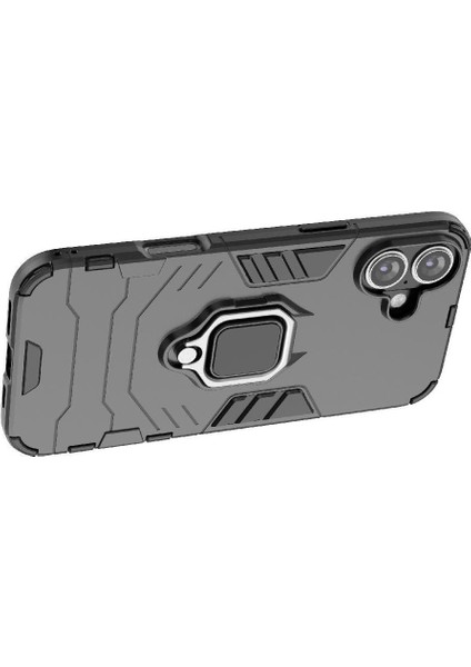 Halka Araba Montaj Kickstand Durumda IPhone 16 Artı Darbeye Dayanıklı Metal Halka (Yurt Dışından) modelleri