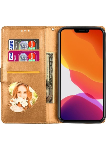 IPhone 14 Için Fermuar Cep Durumda Artı Pu Deri Kart Tutucu Glitter Vaka (Yurt Dışından)
