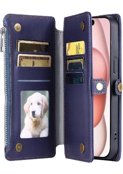 Google Piksel 8 Pro Kılıf Cüzdan Uzun Kordon 9 Kart Için Crossbody Durumda (Yurt Dışından)