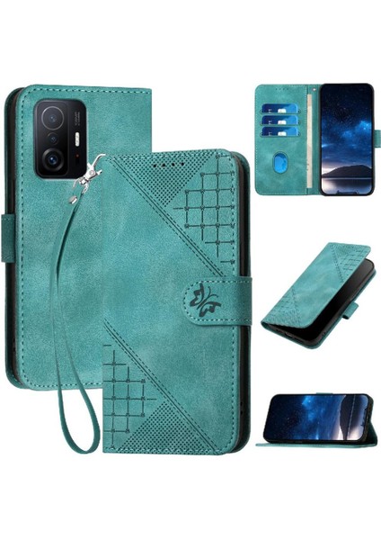 Xiaomi 11T/11T Pro Için Flip Case Yüksek Kalite Deri Telefon Kılıfı ve Kart (Yurt Dışından)