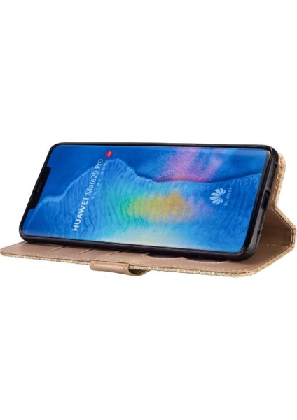 Huawei Mate 20 Pro Için Fermuar Cep Durumda Pu Deri Kart Tutucu Bilek (Yurt Dışından)