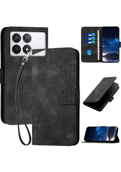 Xiaomi Redmi Kredmi Yüksek Kaliteli Deri Telefon Kılıfı Için Flip Case Kabartmalı (Yurt Dışından)