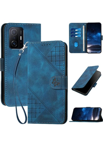 Xiaomi 11T/11T Pro Için Flip Case Yüksek Kalite Deri Telefon Kılıfı ve Kart (Yurt Dışından)