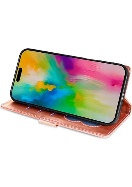 IPhone 16 Pro Pu Deri Manyetik Kapatma Glitter Için Fermuarlı Cebi Durumda (Yurt Dışından)