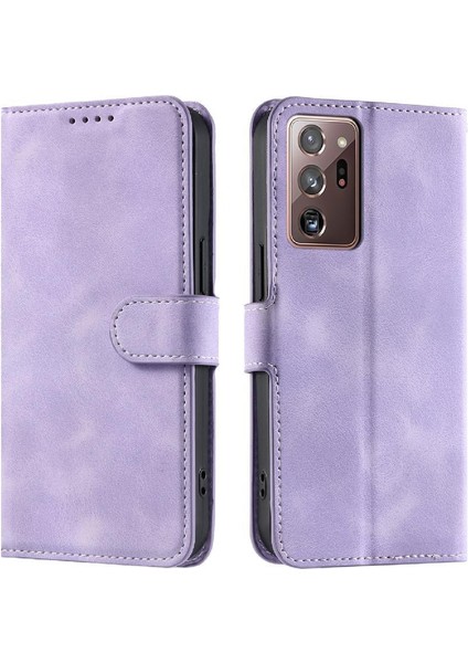 Samsung Galaxy Not 20 Için Flip Case Ultra Kickstand Pu Deri Cüzdan (Yurt Dışından)