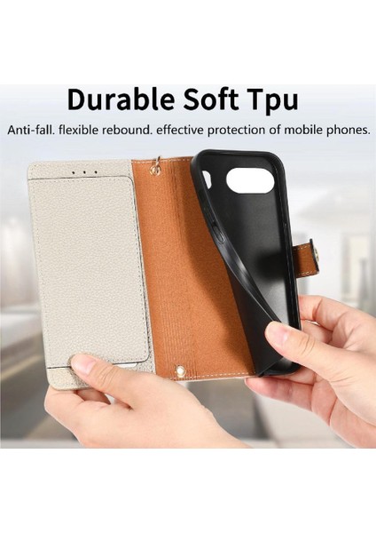 Oneplus Nord 4 Için Flip Case Darbeye Aşk Deri Kılıf Cüzdan Fermuar (Yurt Dışından)