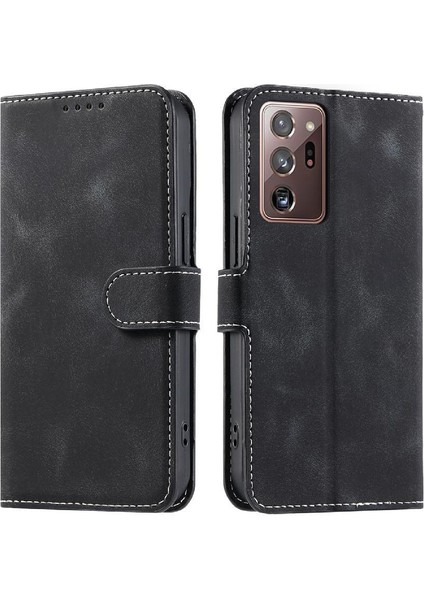 Samsung Galaxy Not 20 Için Flip Case Ultra Kickstand Pu Deri Cüzdan (Yurt Dışından)
