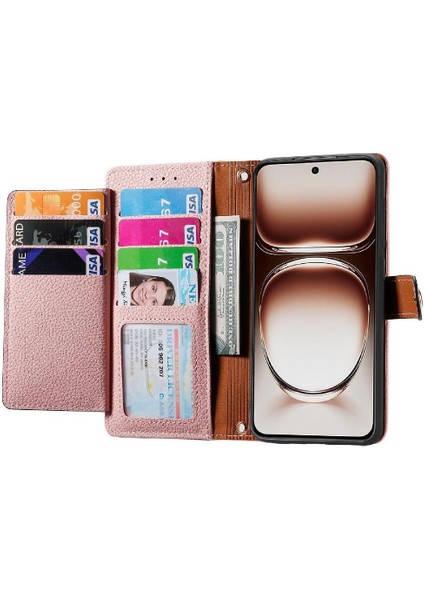 Oppo F27 Aşk Darbeye Dayanıklı Cüzdan Deri Kılıf Fermuar Için Flip Case (Yurt Dışından)