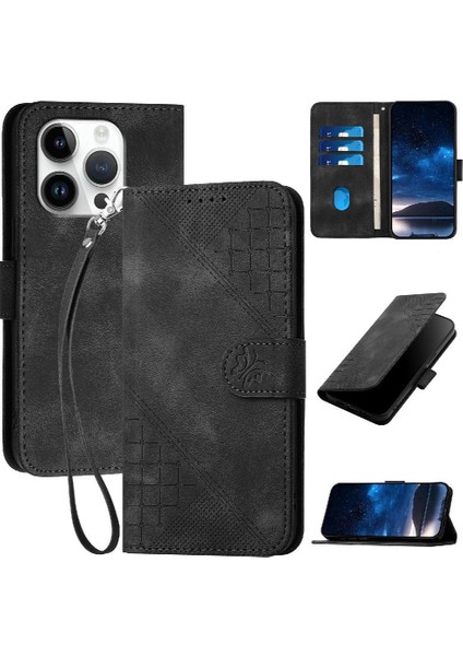 Ayrılabilir El Yüksek ile IPhone 15 Pro ve Kredi Kartı Yuvası Için Flip Case (Yurt Dışından)