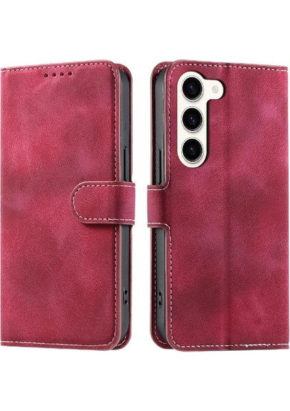 Samsung Galaxy S23 Artı Manyetik Bilek Kayışı Cüzdan Kart Pu Için Flip Case (Yurt Dışından) indirimleri