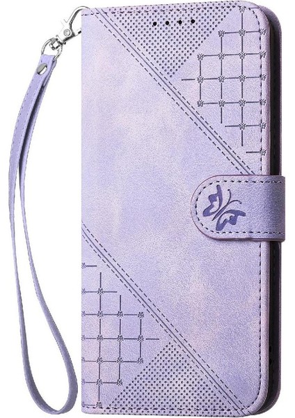 Ayrılabilir El Kayışı ile IPhone 13 Için Flip Case Kabartmalı Kelebek Yüksek (Yurt Dışından) fiyatları