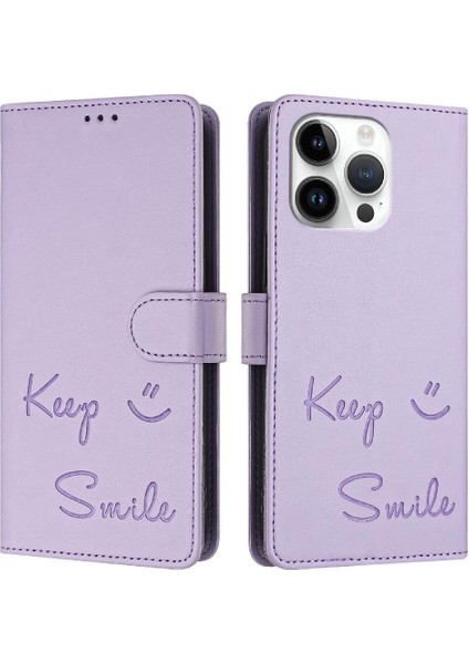 IPhone 13 Için Kılıf Pro Max Kapak Kapak Rfıd Engelleme Kart Tutucu Cüzdan Pu (Yurt Dışından)