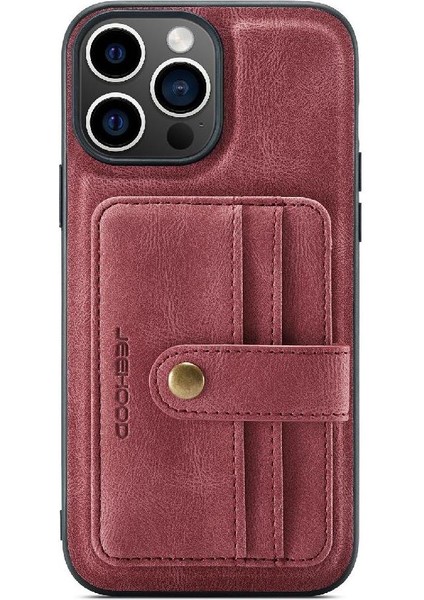 IPhone 15 Pro Cüzdan Rfıd Engelleme Kablosuz Şarj Magsafe Için Kılıf (Yurt Dışından)