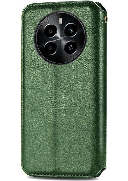 Realme 13 Flip Kapak Cüzdan Fonksiyonu Zarif Iş Deri Için Kılıf (Yurt Dışından) fırsatları