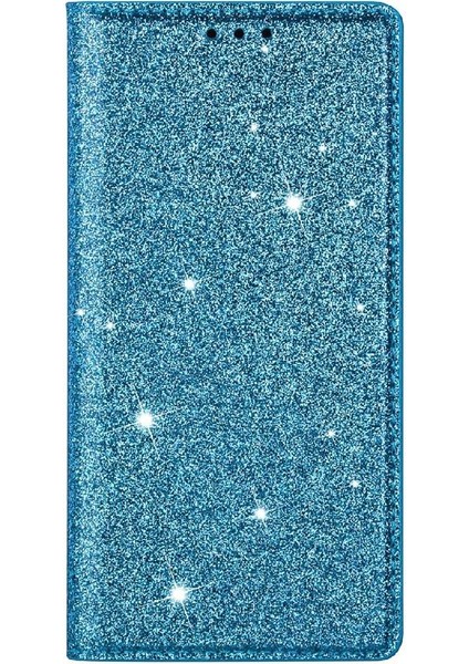 IPhone 16 Pro Max Manyetik Kapatma Flip Case Cüzdan Için Glitter Flip Case (Yurt Dışından)