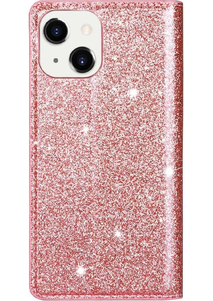 IPhone 14 Için Glitter Flip Case Pu Deri Kart Tutucu Manyetik Kapatma (Yurt Dışından) fırsatları