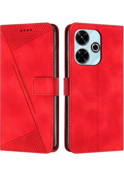 Xiaomi Poco M6 4g Kickstand Kart Ekleme Cüzdan Pu Deri Için Flip Case (Yurt Dışından)