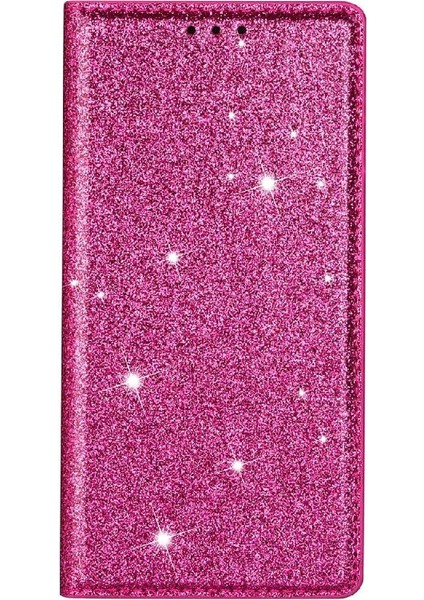 Mays Boutique IPhone 16 Için Glitter Flip Case Kart Tutucu Flip Case Cüzdan Pu Deri (Yurt Dışından)