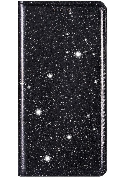 IPhone 12 Için Glitter Flip Case Pro Manyetik Kapatma Flip Case Cüzdan Pu (Yurt Dışından)